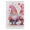 thumbnail image 4 of Gnomes Pink Black Out Curtains 84 Inch Length Curtains for Sliding Glass Doors Bedroom Living Room 2 Pack, 4 of 6