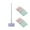 S Purple, variant on Flat Mop with Stainless Steel Handle, 1 Pc Microfiber Mop for Wet & Dry Use, 15-Inch with 1 Washable Pads, Adjustable Handle for Effortless Deep Cleaning and Floor Protection, T Pink