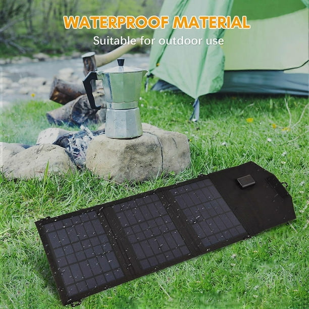 10.5W Foldable Solar Panel Portable Solar Power Solar Panel Solar Module Panel Portable High Efficiency Solar Panel with USB Port