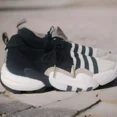 thumbnail image 3 of Mens Ad-id-as Trae Young 2 Casual Basketball Shoe Sneaker Black White Men's Size 8, 3 of 6