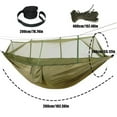 thumbnail image 3 of Hamac de Camping avec Filet Hamac 2 Personnes avec Filet Design en Maille Indispensables pour Randonnée Plage Patio, 3 of 7