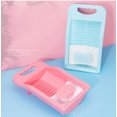 thumbnail image 2 of 2Pcs Underwear Washboard Anti- Slip Laundry Cleaning Board Mini Laundry Wash Board Clothes Washing Tool For Home Household, 2 of 4
