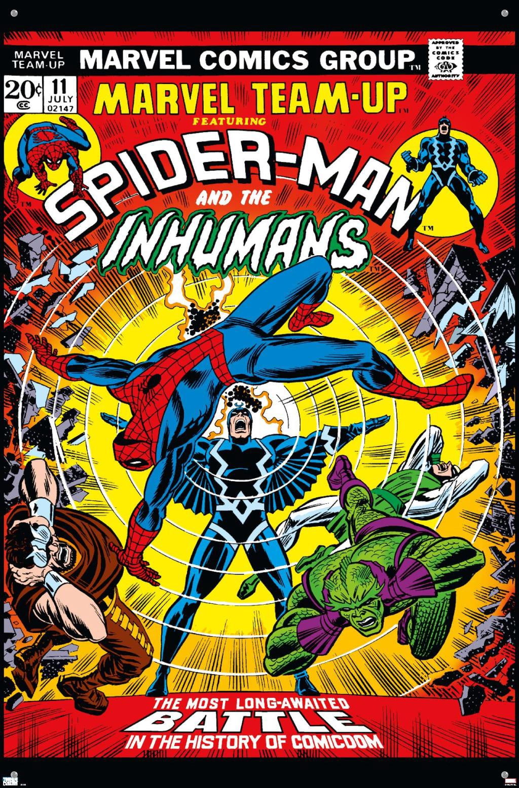 Marvel Comics - Marvel Team-Up #11 Wall Poster with Pushpins, 22.375" x 34"