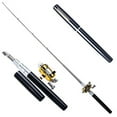 thumbnail image 6 of Opolski Mini Portable Fish Pen Shape Spinning Pole Aluminum Alloy Telescopic Fishing Rod, 6 of 8