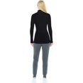 thumbnail image 5 of M&M SCRUBS Women's Long Sleeve Turtle-Neck T-Shirt Under Scrub (Black, Small), 5 of 6