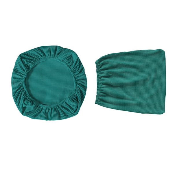 Cubiertas de silla protectora para el asiento Atrás Protector de cojines Home Supides Multicolor Rotating Stretch Funda para el sillón sólido zafiro azul 2 piezas Guardurnaity HA011157-01