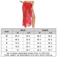 thumbnail image 2 of Faldas de malla sexy Suave ganchillo Borla Hem Beach Cover Up para mujer (Rojo XS) FLhrweasw Para estrenar, 2 of 5