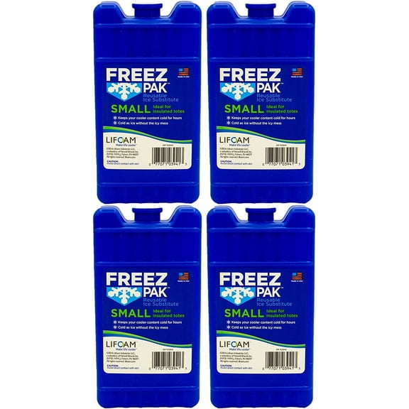 Reusable Ice Pack (4 Pack) Ice Packs for Lunch Bags and Coolers