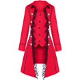 thumbnail image 1 of Vestido Medieval para mujer, disfraces de Cosplay de pirata Steampunk, chaqueta de un solo pecho con adorno de encaje, abrigo gótico victoriano XL Gao Jinjia LED, 1 of 2