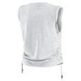 thumbnail image 3 of Women's-WEAR by Erin Andrews  Heather Gray Colorado Rockies Cinched Tank Top, 3 of 4