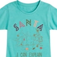 thumbnail image 3 of Disney Winnie The Pooh - Tigger Christmas - Santa I Can Explain - Toddler & Youth Girls Short Sleeve Graphic T-Shirt, 3 of 5