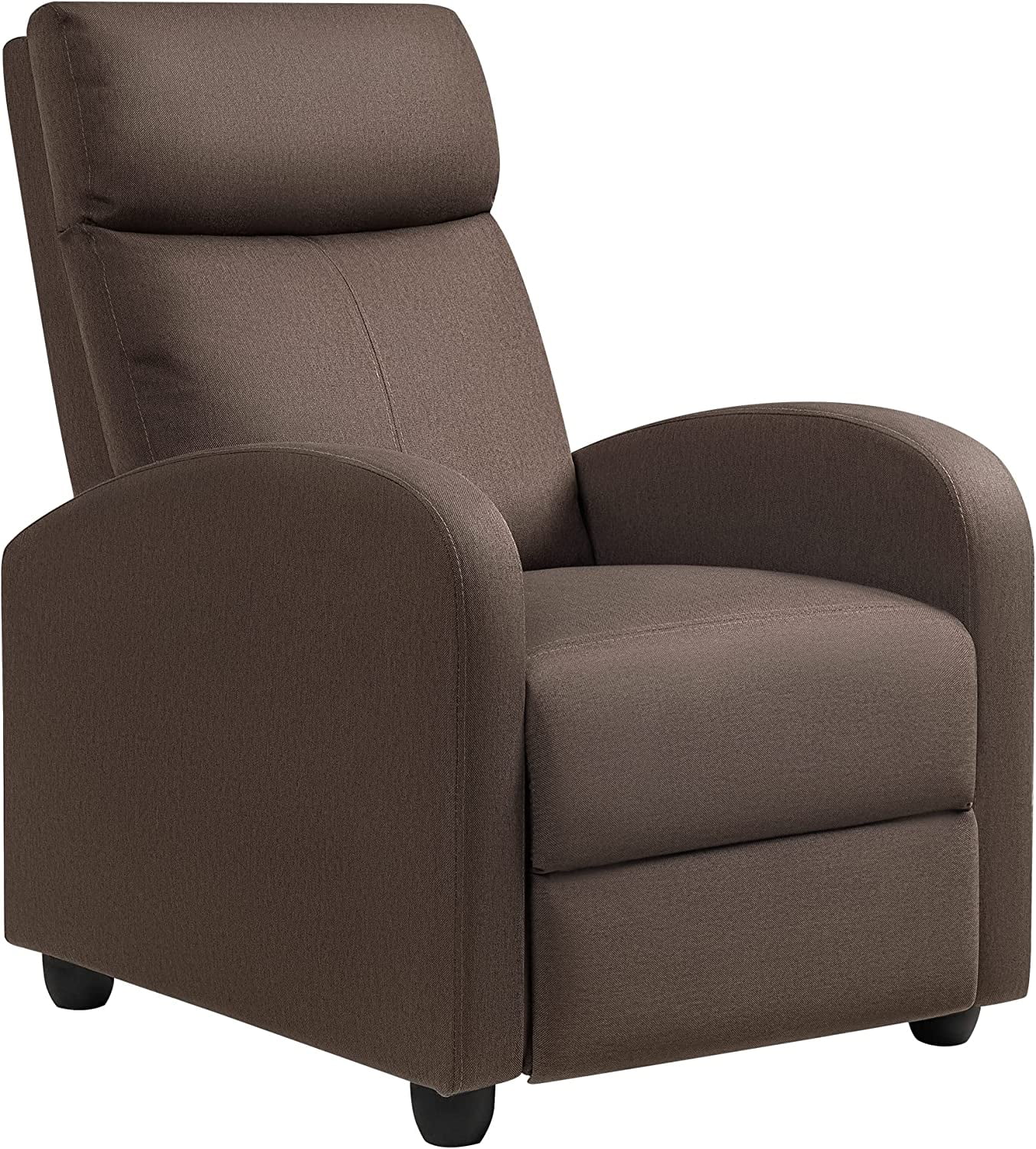 JUMMICO Recliner Chair Adjustable Home Theater Single Fabric Recliner