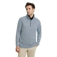 thumbnail image 2 of DTWOOO Men's Print Quarter Zip Golf Pullover Men Dry Fit Long Sleeve Performance Wicking Mock Neck Mens Athletic Sweatshirts, 2 of 9