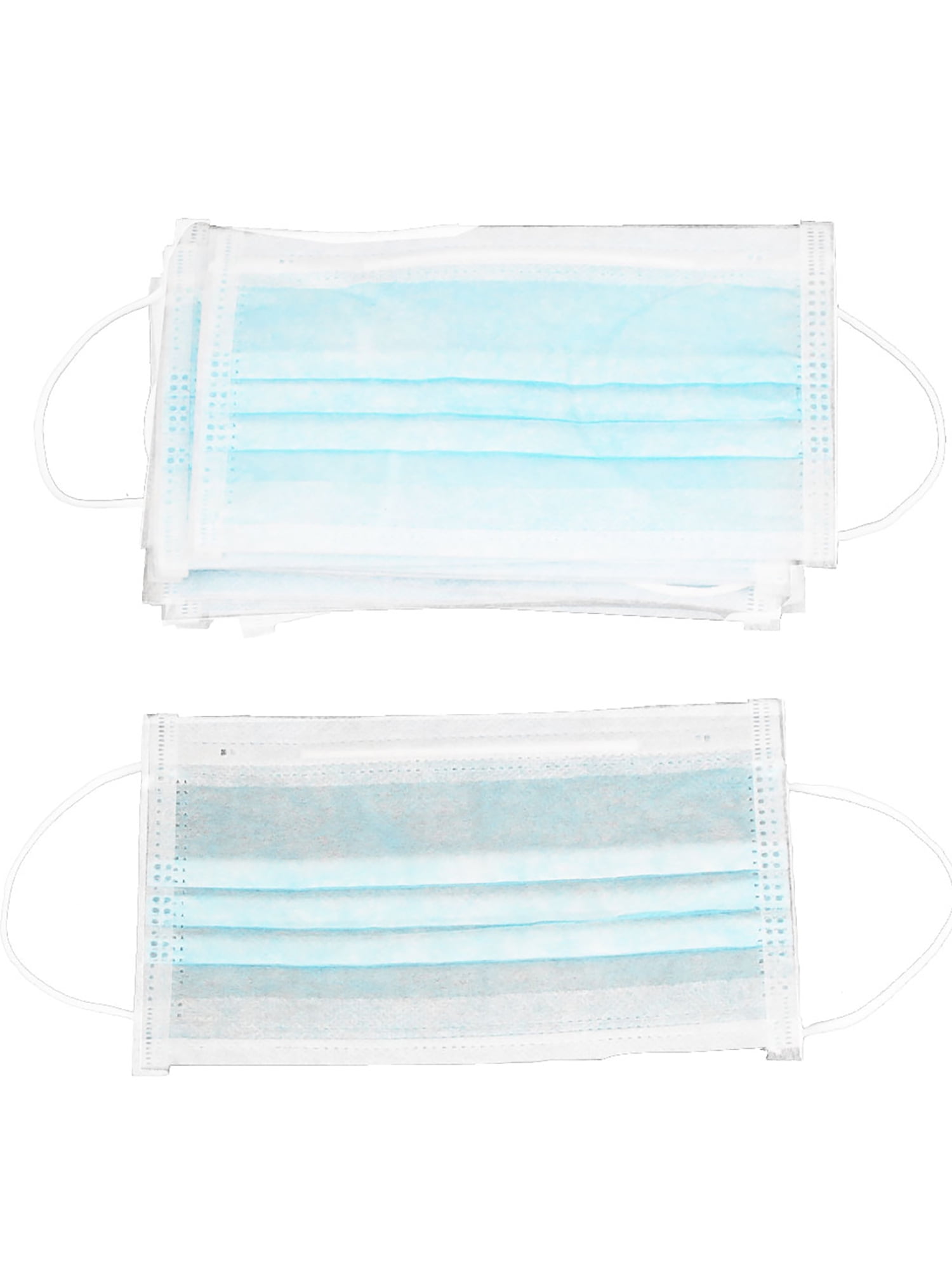 Unisex Mouth Nose Protective Dust Proof Disposable Earloop Face Mask Blue 12 Pcs by Unique-Bargains