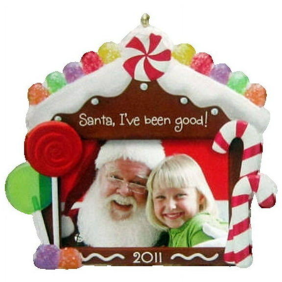 Hallmark Ornament 2011 Sittin' With Santa Photoholder