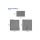 thumbnail image 4 of Juego De Sabanas Individuales 100% Poliéster Microfibra 3 Pz Color Gris Obscuro, 4 of 5
