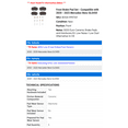 thumbnail image 2 of Front Brake Pad Set - Compatible with 2020 - 2023 Mercedes-Benz GLS450 2021 2022, 2 of 2