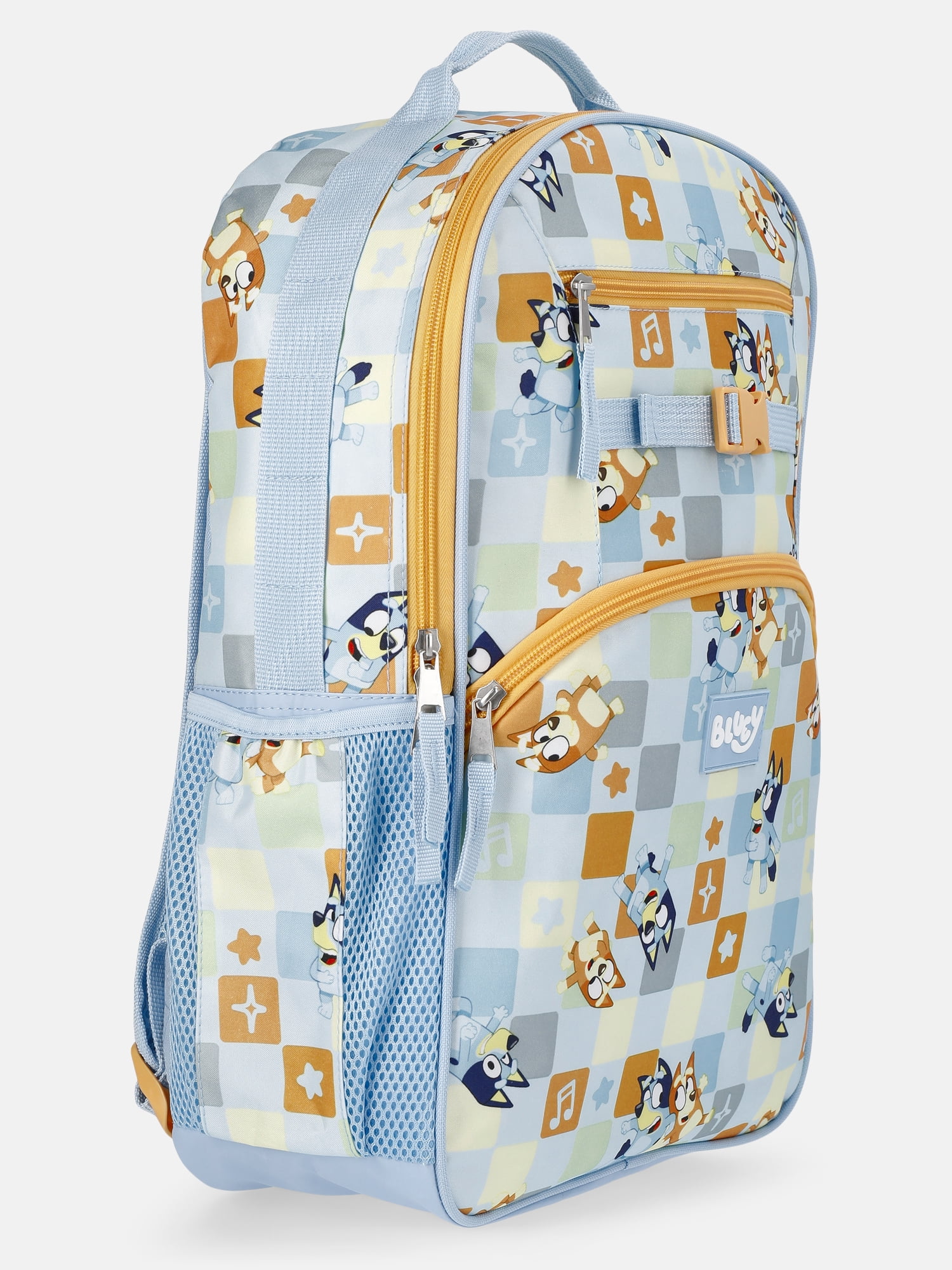Bluey Kids Unisex 17" Music Time Backpack, Blue