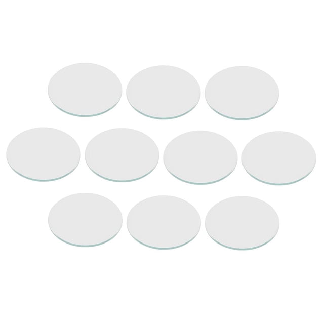10Pcs Clear Round Flat Crystal, Watch Parts, Face Dia 31-36mm for Watchmaker,