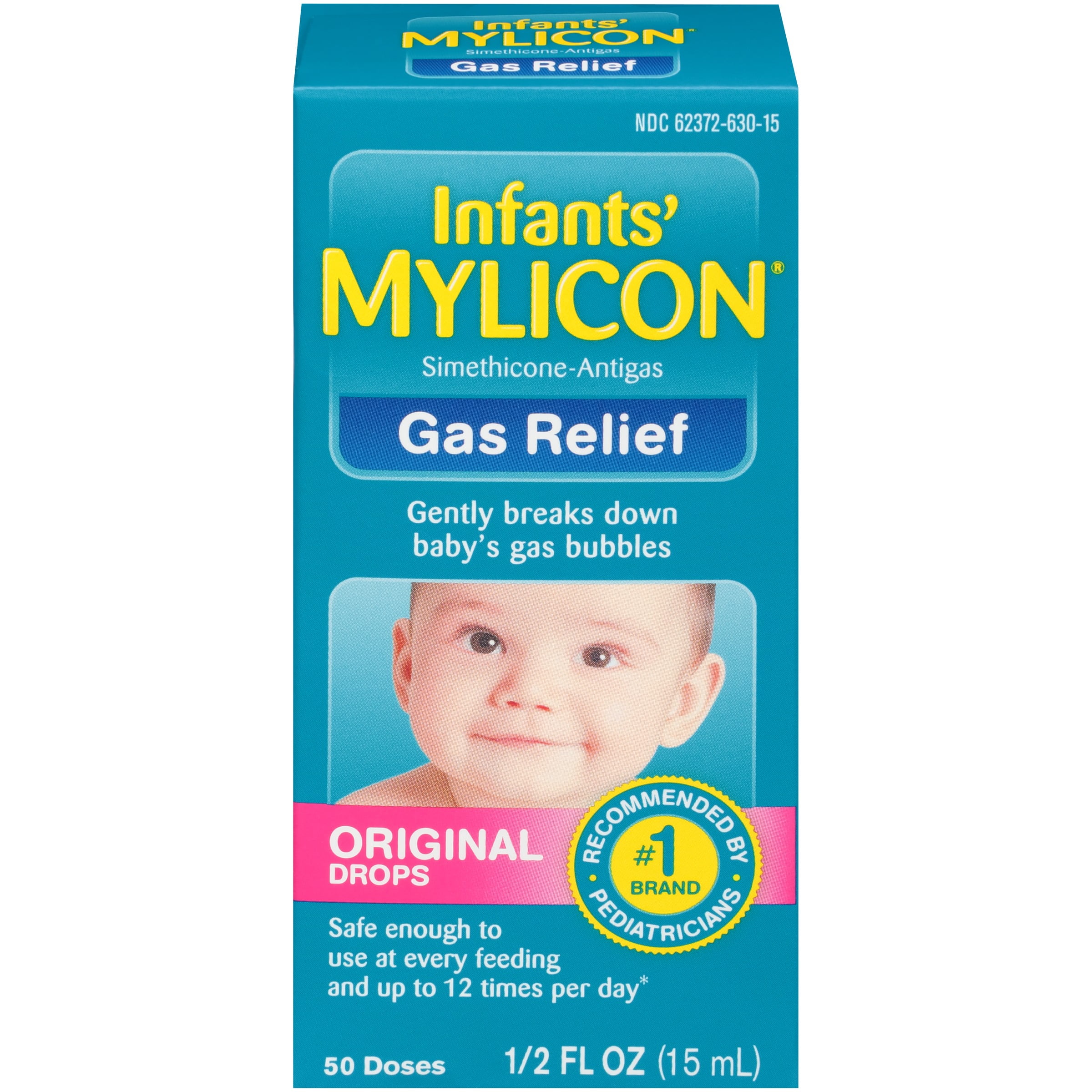 Infants' Mylicon® Gas Relief Original Drops 1/2 fl. oz. Box Walmart