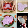 thumbnail image 3 of Juego de cortador y sellador de sándwich, 4 Uds., descrustador de sándwich de pan, máquina para hacer panqueques, cortadores de galletas DIY para niños, 3 of 5
