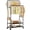 Black, variant on Simple Trending Clothing Clothes Rack Double Rods with Wheels, Rolling Metal Garment Rack for Hanging, Black