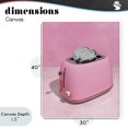 thumbnail image 4 of Stupell Industries Glam Disco Toaster over Pink Canvas Art, 30 x 40, by LISH Creative, 4 of 8