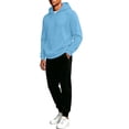 thumbnail image 4 of Aofany Men's Jogger Sets Hooded Sweatshirts+Pant Outfits Two Pieces Hoodies Sweatsuit Running Casual Tracksuit Set, 4 of 5