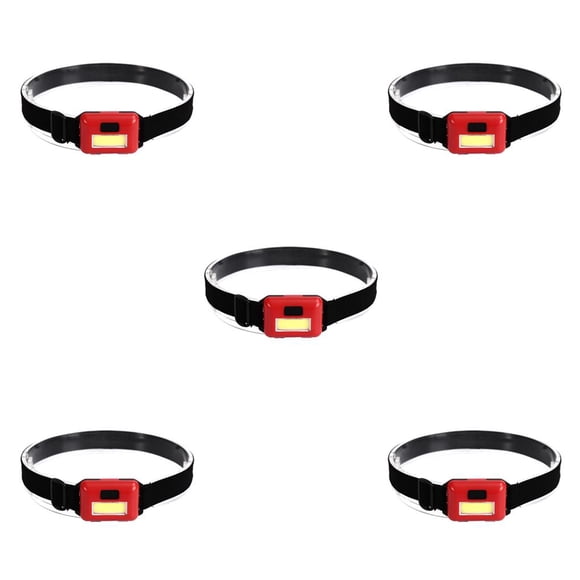 Eigraketly Linterna frontal LED para acampar, luz frontal ajustable para adultos, linterna de emergencia con pilas, equipo de lámpara para mochilero Type6 NO6 Eigraketly CBP227278