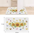 thumbnail image 6 of Sunflower Wood Garland (4) Door Mat 30 X 17 Inch Welcome Doormat Indoor Outdoor Entrance Floor Mat Non Slip Spring Summer Decor Rubber Mats, 6 of 6