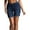 Blue, variant on Women's Denim Shorts Jean Shorts For Women High Waisted Stretchy Denim Shorts Trendy Casual Frayed Hem Summer Jorts Stretchy Denim Shorts