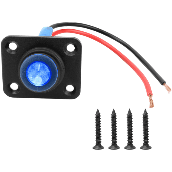 Waterproof Led Switch Panel 12V 1- 6 Gang Marine Boat Rv Car Toggle Button Ip67