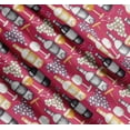 thumbnail image 3 of Soimoi Cotton Cambric Fabric Grapes,Wine Glass & Bottle Print Fabric by the Yard 56 Inch Wide, 3 of 7