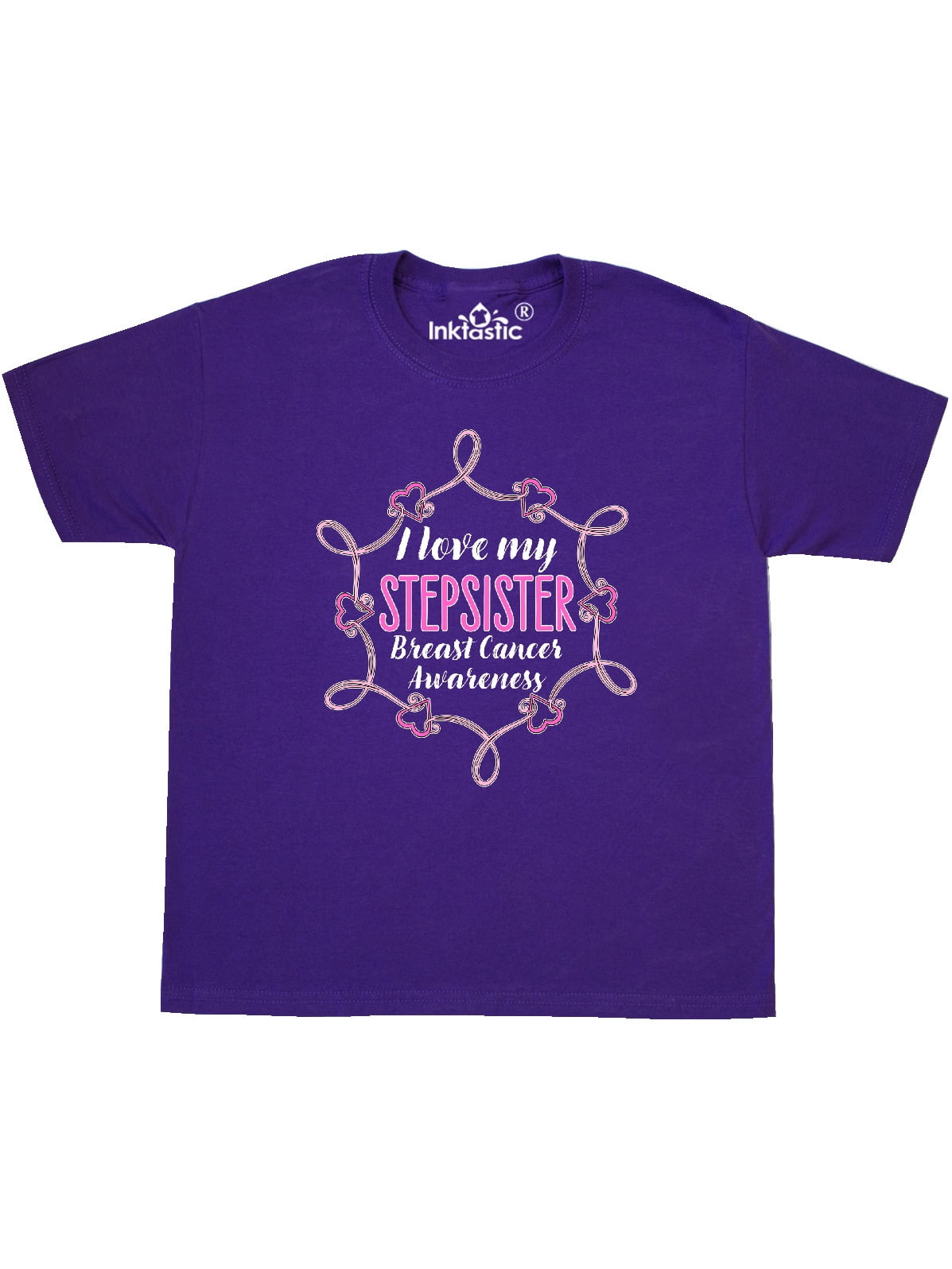 Breast Cancer Awareness Baby T-Shirt inktastic I Love My Stepsister Breast Cancer Awareness Baby T-Shirt inktastic I Love My Stepsister