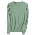 thumbnail image 5 of Sweaters for Women Fall Long Sleeve Lightweight Crewneck Knit Tops Casual Soft Pullover Sweater Base Layer Shirts,S, 5 of 10