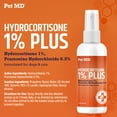 thumbnail image 6 of Pet MD Hydrocortisone Spray for Dogs & Cats - Itchy Skin Relief from Hot Spots, Bites, Scrapes, Irritated Skin, & Dermatitis - 4 oz Anti Itch Spray with Pramoxine, 6 of 9
