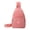 Pink, variant on VeFlora Women & Men Multi-Pocket Sling Crossbody Bag, Adjustable Water-Resistant Chest Backpack, Lightweight Casual Purse for Work Travel Outdoor Daily Use(Gold/One Size)