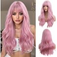 thumbnail image 1 of Yanonmyfd Black Wigs for Women Long Wig with Bangs Natural Straight Wigs Synthetic Hair Heat Resistant Wigs for Daily Party Cosplay Wear, 1 of 38
