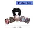 thumbnail image 3 of Glittering Rhinestone & Pearl Hair Claw Clip Secure Hold for Updos, Half Ponytails Daily/Special Occasions, 3 of 8