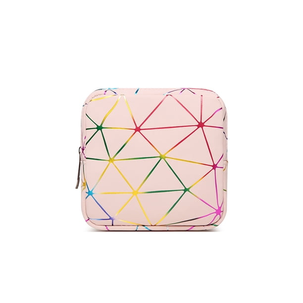Bolsa de almacenamiento de toallas sanitarias, portátil, de alta gama, para estudiantes, de gran capacidad, pequeña bolsa para tía, toalla sanitaria, bolsa mensual