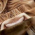thumbnail image 4 of Manfei Farm Highland Cattle Shower Curtain 72Wx78L,Lodge Cabin Bath Curtain,Khaki Gray, 4 of 6
