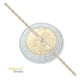 thumbnail image 4 of Pulsera Torsal de oro italiano 10k Imperial Jewelry calibre 1.9mm 21.5cm, 4 of 4