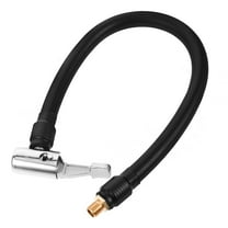 MERRYHAPY Car Tire Pump Rubber Hose Extension with Quick Release Chuck Black