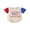 Beige, variant on BemeyourBBs Baby Boy Girl My First 4th of July Outfit Patriot Independent Day Romper Summer Clothes Cute American Flag Letter Embroidered Waffled Contrast Short Sleeve Bodysuit Jumpsuit