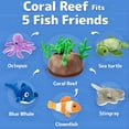 thumbnail image 2 of Prextex Plush Soft Stuffed Sea Animals Playset with Plush Coral Reef House for Storage - 5 Piece | Includes Stuffed Octopus, Turtle, Stingray, Nemo Fish, and Blue Whale, 2 of 7