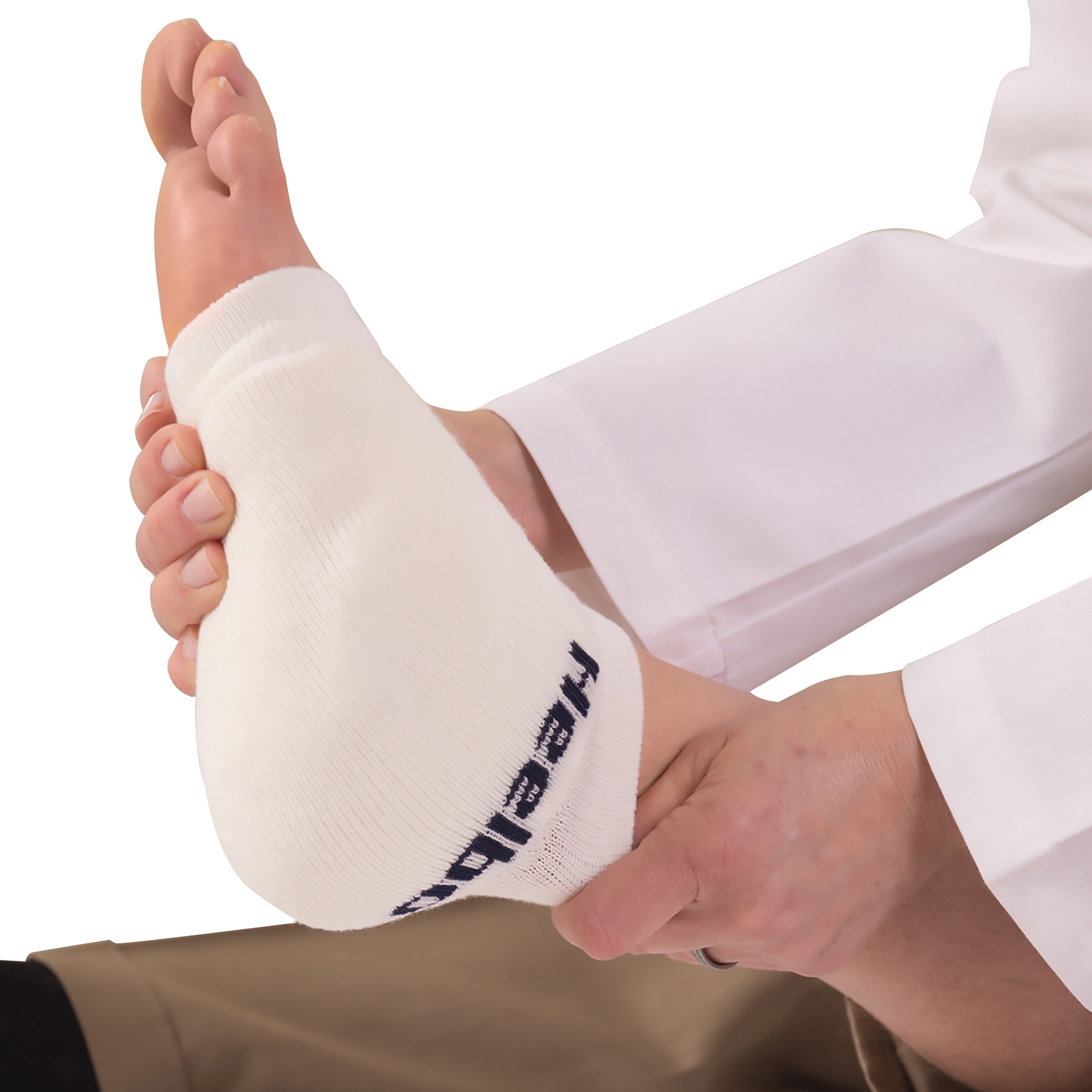 Heelbo Heel / Elbow Protection Sleeve White Large Slip-On D 12039, 12 Ct