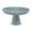 Gray Galvanized Solid Round 12" x 12" x 7", variant on DecMode 12", 16"W Gray Metal Galvanized Cake Stand, 2-Pieces