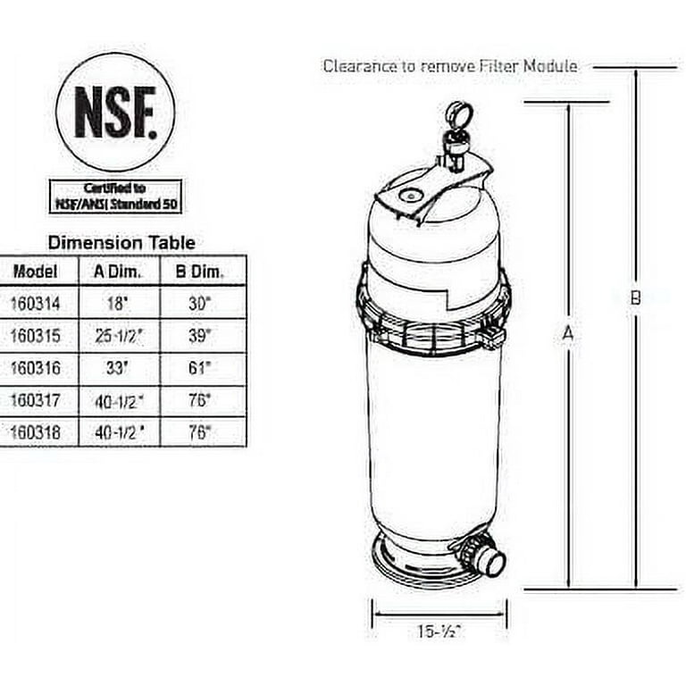 Pentair 160317 Clean & Clear Above-Ground Pool Filter Pump