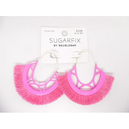 SUGARFIX by BaubleBar Playful Fringe Drop Earrings - Pink -...