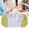 thumbnail image 4 of Glow Yarn, Fluorescent Wool Soft Sweat Absorbent  For Hats Crocheting For DIY Crafts, 4 of 8
